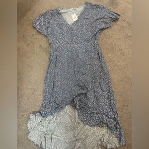 J. Crew Mercantile Faux Wrap Dress, Size Medium. NWT.